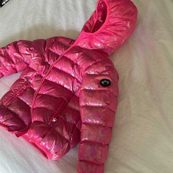 Appaman Puffy Coat bubblegum pink metallic toddler girls 4T💕 - Picture 4 of 15